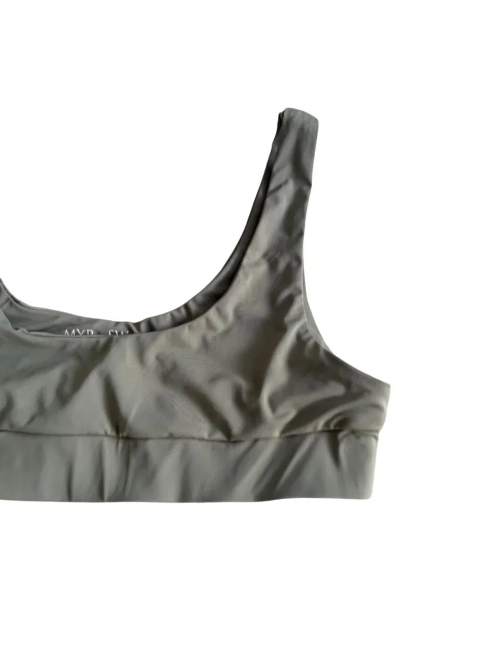 MYRA SWIM Olive Green Swim Bikini Top Size Small